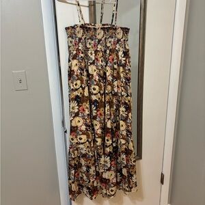 Natural Life Flora Cotton Convertible Maxi Skirt Dress
